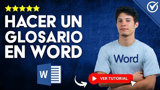 ¿Cómo hacer un GLOSARIO en Word  📝 Recopila tus Definiciones 📝 [upl. by Teemus]