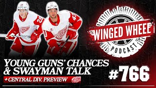 ROOKIE RED WINGS CHANCES SWAYMAN amp CENTRAL DIVISION PREVIEW  Winged Wheel Podcast  Oct 2 2024 [upl. by Cathe441]