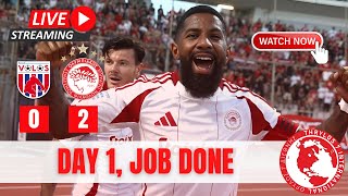 DAY 1 JOB DONE  02 Volos vs Olympiacos  Postmatch [upl. by Higley]