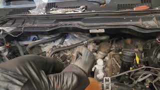 Ram Ecodiesel intake cleaning and turbo feed line replacement [upl. by Coad]