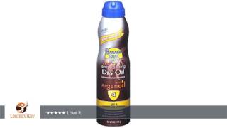 Banana Boat UltraMist Deep Tanning Dry Oil Continuous Clear Spray SPF 4 Sunscreen 6 oz [upl. by Lisandra]