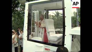 PHILIPPINES MANILA POPEMOBILE [upl. by Pillsbury]