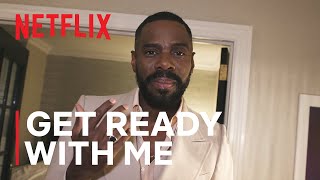 Colman Domingo Gets Ready for Rustin Premiere in Washington DC  Netflix [upl. by Elawalo69]