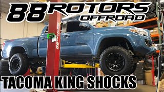 TOYOTA TACOMA KING SUSPENSION LIFT CAMBURG UCA [upl. by Mclain]