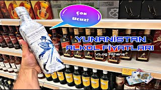 Yunanistanda Alkol Fiyatları  VLog Athens [upl. by Enwahs]