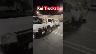 Kei trucks at the Kei Car Meet KeiTrucks carmeet [upl. by Tiena292]