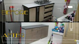 DIY IKEA Kitchen Cabinet Knoxhult [upl. by Erelia839]