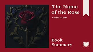 The Name of the Rose  Umberto Eco  Book Summary [upl. by Nad70]