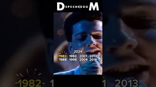 A journey through the decades Depeche Mode  Just Can´t Get Enough then amp now depechemode shorts [upl. by Leeann]