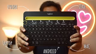 Best Bluetooth Keyboard for IPhone amp IPad  Android Smartphones  MacBook  Laptop  Logitech K480 [upl. by Phillie]