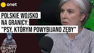 Polskie wojsko na granicy psy którym powybijano zęby  quotFronty Wojny” [upl. by Yrogiarc]