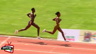 Faith Kipyegon FASTEST 1500m Ever in Africa  Olympics Trials 2024 [upl. by Dibrin]