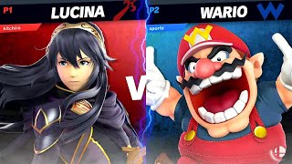 Buffalo Wild Wednesdays v434  Winners Round 1  Kitchiro LucinaLucario vs Sports Wario [upl. by Hcire]