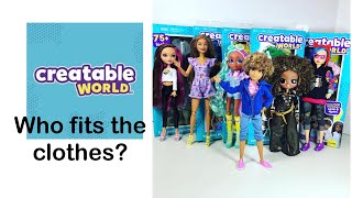 Creatable World Doll Style Packs What other dolls fit best [upl. by Alegna]