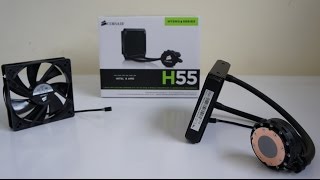 CORSAIR H55 Review Test and Overclock [upl. by Arly]