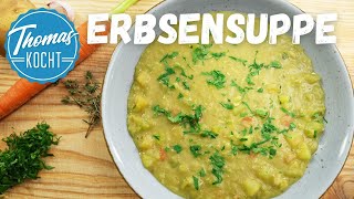 Erbsensuppe mit leckerem Gemüse [upl. by Gula]