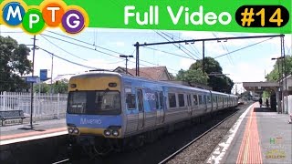 Melbournes Metro Trains and Trams Full video 14 [upl. by Nyrehtac]