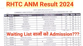 ANM Result 2024  RHTC ANM Result 2024  Delhi ANM Result 2024  Exam Tablet [upl. by Knowling939]