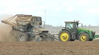 FOUR 8Rs AND THREE 8000Rs PICKING PEANUTS SCOTT FARMS 2020 PEANUT HARVEST DAY2 PT2 [upl. by Alleira]