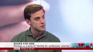 Gauthier Van Malderen Perlego CEO on Talking Business 6th March 2019 BBC World News [upl. by Lyrad]