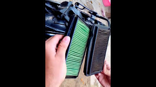 How to change Air filter of CB Unicorn 150 [upl. by Drusy]