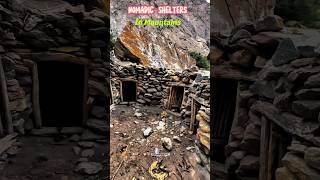 300 year old stone houses in mountains  Nomadic animal shelter rooms  Nangma valley kanday gaon [upl. by Grand]