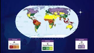 CLASIFICACIÓN DE CLIMAS KÖPPEN [upl. by Atrahc]