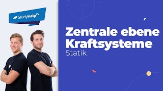 Zentrale ebene Kraftsysteme  Einführung Technische Mechanik StudyHelp [upl. by Zela]