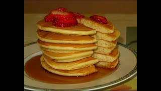 Pancake allo yogurt 4 ingredienti senza latte lievito zucchero [upl. by Donnamarie]