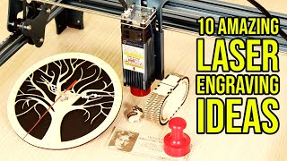 10 Things You Didnt Know You Could Make With a LASER ENGRAVER NEW Sculpfun S9 Review [upl. by Ahsiled]