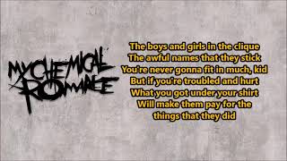 My Chemical Romance Teenagers Lyrics HeyLyrics [upl. by Etennaej]