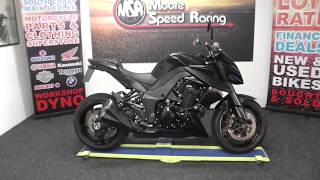 2013 Kawasaki ZR 1000 Z1000 Black [upl. by Ennovi504]