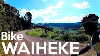 ADVENTURE BY BIKE WAIHEKE ISLAND NEW ZEALAND [upl. by Enneirb91]