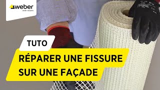 Comment réparer une fissure sur une façade   Weber [upl. by Rramahs]