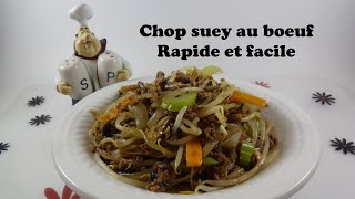 Chop Suey au boeuf [upl. by Py337]