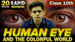 Human Eye and the Colourful World in 20 Minutes🔥 Class 10th  Rapid Revision  Prashant Kirad [upl. by Uriiah]