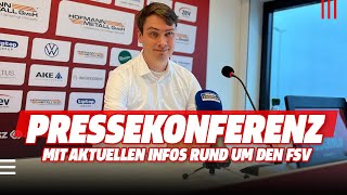 FSV TV  Pressekonferenz mit Infos zur aktuellen Situation des FSV Zwickau [upl. by Assilaj570]