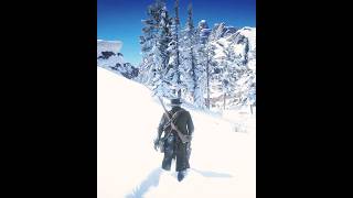 Red Dead Redemption 2 Arthur Morgan Snowman  MrBeast  red dead 2 [upl. by Archaimbaud]