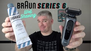 Utilizziamo il nuovo Braun Series 6 in Wet Shaving con Proraso Blu  Rasatura Elettrica [upl. by Garmaise182]