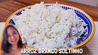 PASSO A PASSO COMO FAZER ARROZ SOLTINHO DE FORMA SIMPLES  SEM REFOGADO  SÓ 12 MINUTOS [upl. by Averill575]