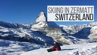 Skiing in Zermatt  Switzerland [upl. by Pubilis]