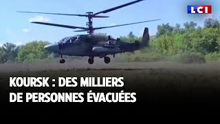 Koursk  des milliers de personnes évacuées [upl. by Ullund381]