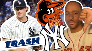 HES BACK  ORIOLES VS YANKEES GAME 2 HIGHLIGHTS FAN REACTION EXTRA INNING MADNESS [upl. by Deena]