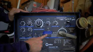 How To Set Up An Old Syncrowave 250 For Tig Welding [upl. by Alsi]