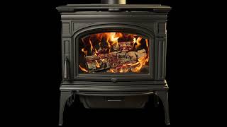 The Lopi Rockport Wood Stove home fire [upl. by Cordie]