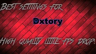 Dxtory Best Setting For Low End PC HD Little To No FPS Drops [upl. by Yeoj]