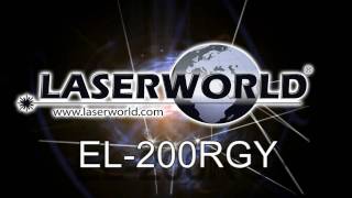 Laserworld  EL200RGY  Ecoline Series multi color RGY laser [upl. by Antonie]