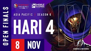 🔴 ID AP Mobile Legends Bang Bang  Snapdragon Mobile Open Finals  Season ke6  Hari 4 [upl. by Elwyn]