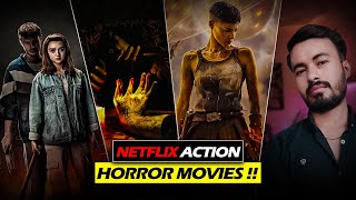 Top 5 Action Horror Movies Available On Netflix amp Prime Video [upl. by Nolos]