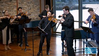 Kerson Leong and Ryan Roberts play Bach Concerto for Oboe and Violin  2nd movement [upl. by Honor865]